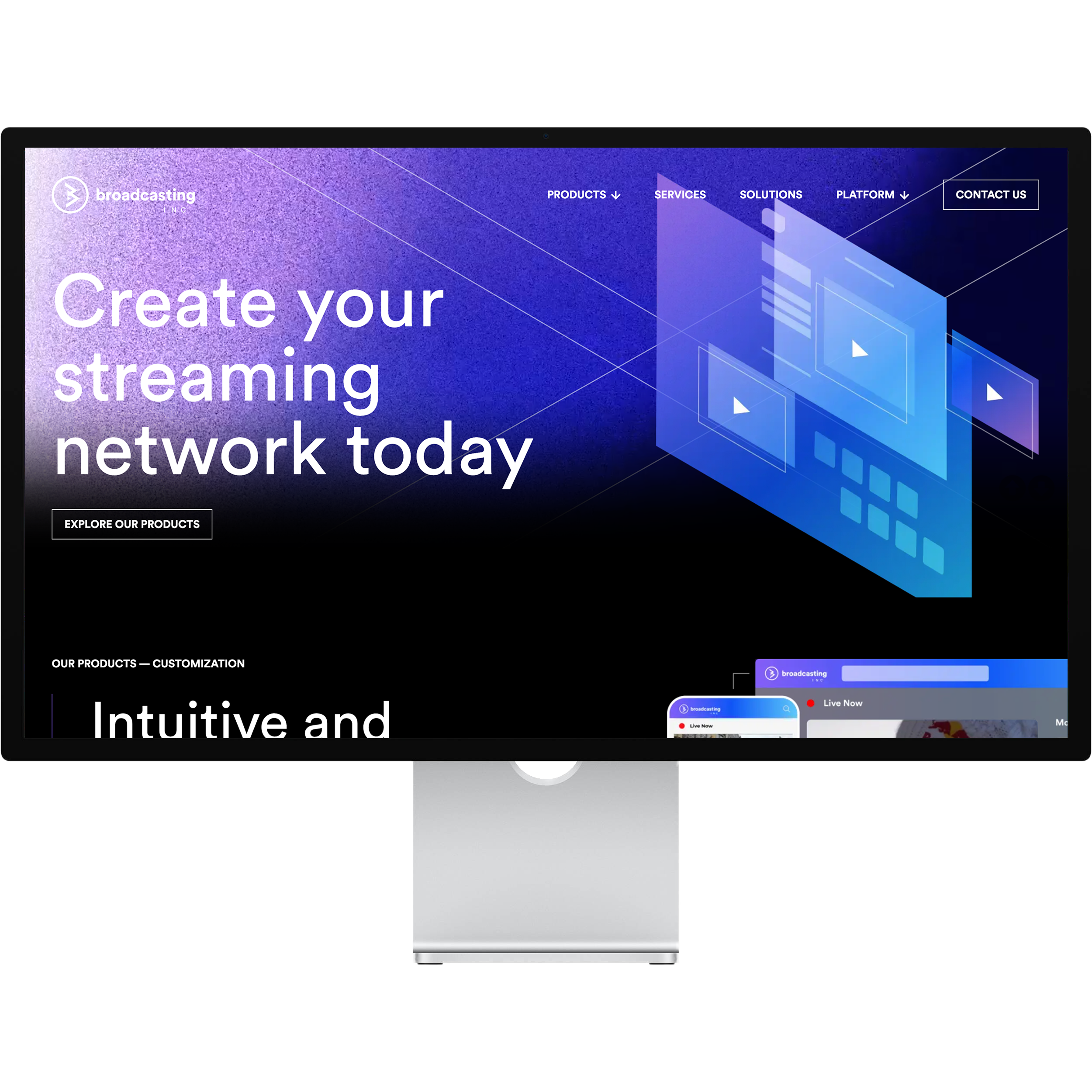 Broadcasting Inc Website